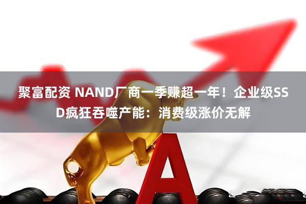 聚富配资 NAND厂商一季赚超一年！企业级SSD疯狂吞噬产能：消费级涨价无解